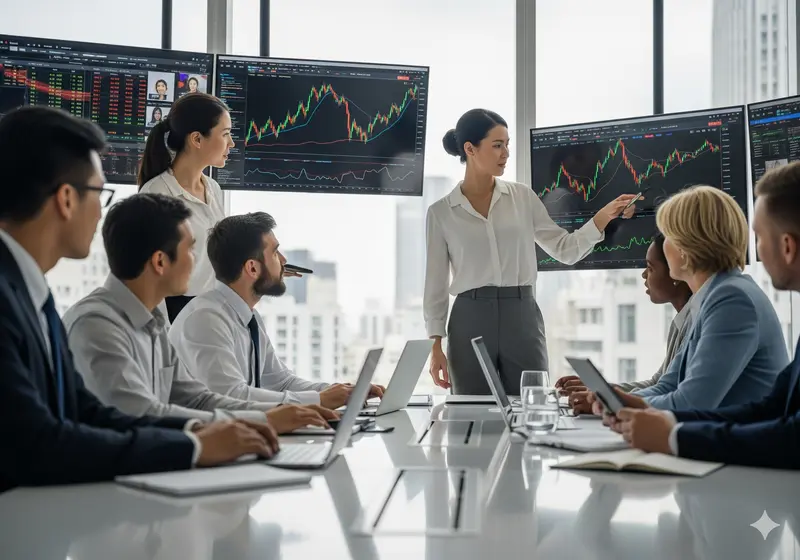 Financial team collaboration and wealth building